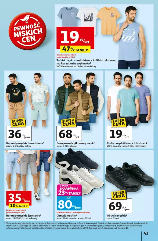 Auchan - gazetka promocyjna Pewność niskich cen Hipermarket od czwartku 07.08 do środy 13.08 - strona 41
