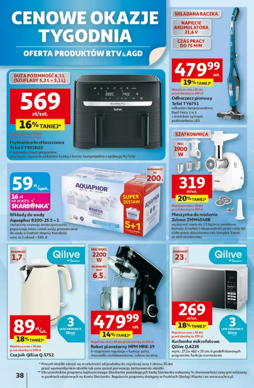Auchan - gazetka promocyjna Pewność niskich cen Hipermarket od czwartku 07.08 do środy 13.08 - strona 38