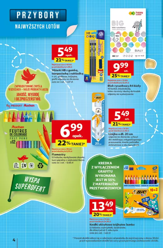 Auchan - gazetka promocyjna Pewność niskich cen Hipermarket od czwartku 07.08 do środy 13.08 - strona 4