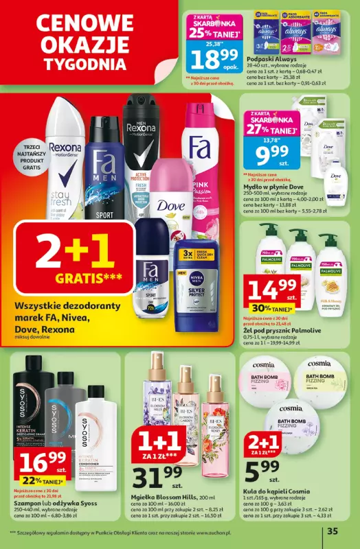 Auchan - gazetka promocyjna Pewność niskich cen Hipermarket od czwartku 07.08 do środy 13.08 - strona 35