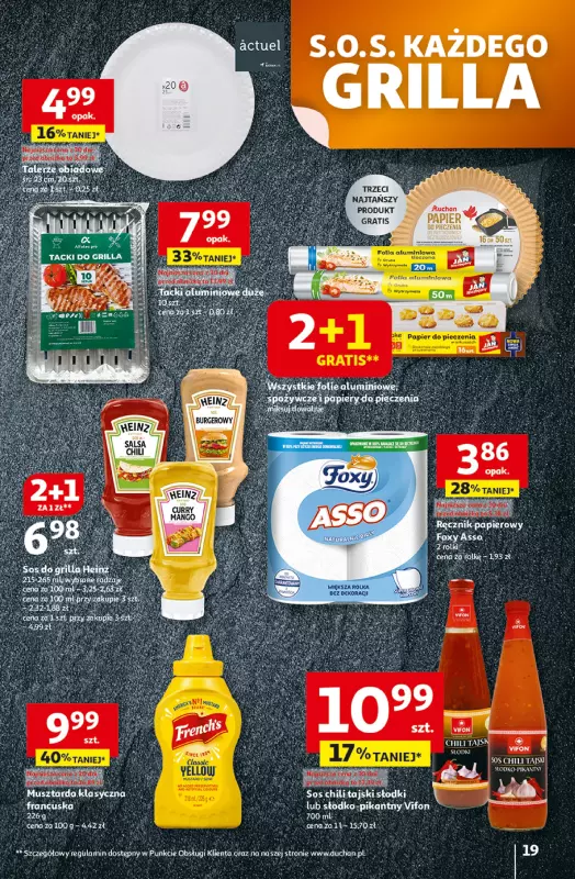 Auchan - gazetka promocyjna Pewność niskich cen Hipermarket od czwartku 07.08 do środy 13.08 - strona 19