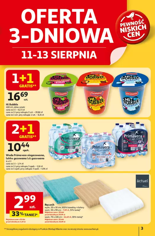 Auchan - gazetka promocyjna Pewność niskich cen Hipermarket   - strona 3