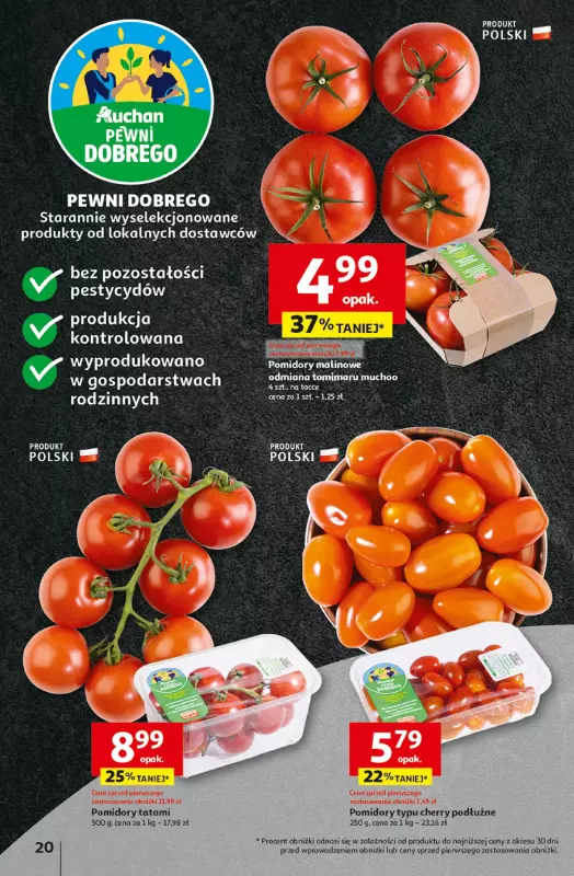 Auchan - gazetka promocyjna Pewność niskich cen Hipermarket od czwartku 07.08 do środy 13.08 - strona 20