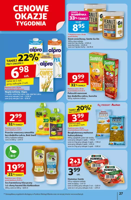 Auchan - gazetka promocyjna Odlotowe ceny na start szkoły Hipermarket  do środy 20.08 - strona 27