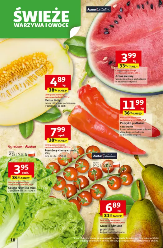 Auchan - gazetka promocyjna Odlotowe ceny na start szkoły Hipermarket od czwartku 14.08 do środy 20.08 - strona 18