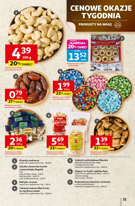 Auchan - gazetka promocyjna Gazetka Odlotowe ceny na start szkoły Hipermarket Auchan od czwartku 21.08 do środy 27.08 - strona 31