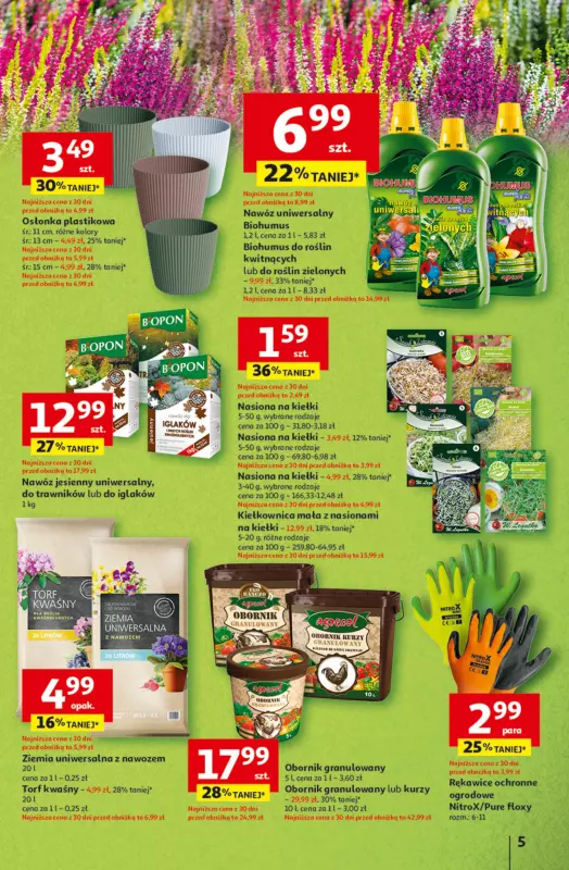 Auchan - gazetka promocyjna Gazetka Odlotowe ceny na start szkoły Hipermarket Auchan od czwartku 21.08 do środy 27.08 - strona 5