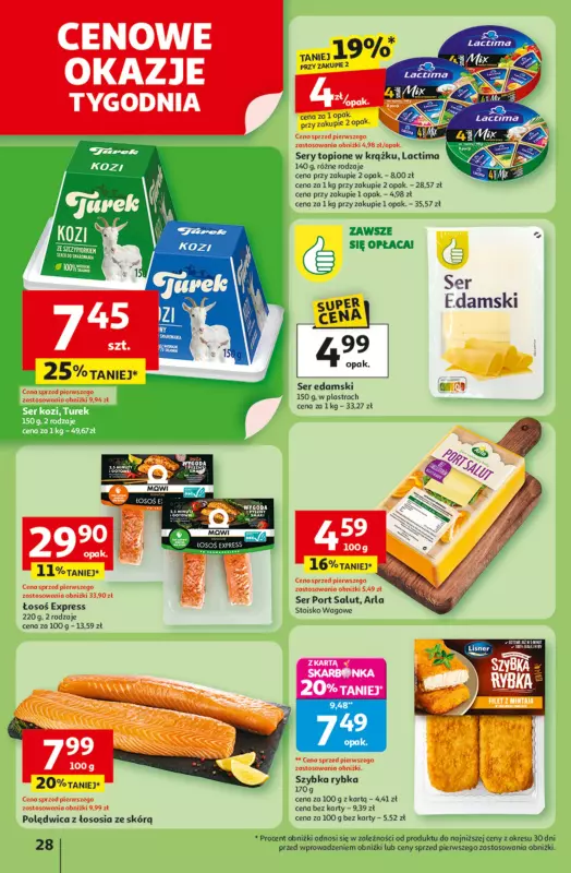 Auchan - gazetka promocyjna Gazetka Odlotowe ceny na start szkoły Hipermarket Auchan od czwartku 21.08 do środy 27.08 - strona 28