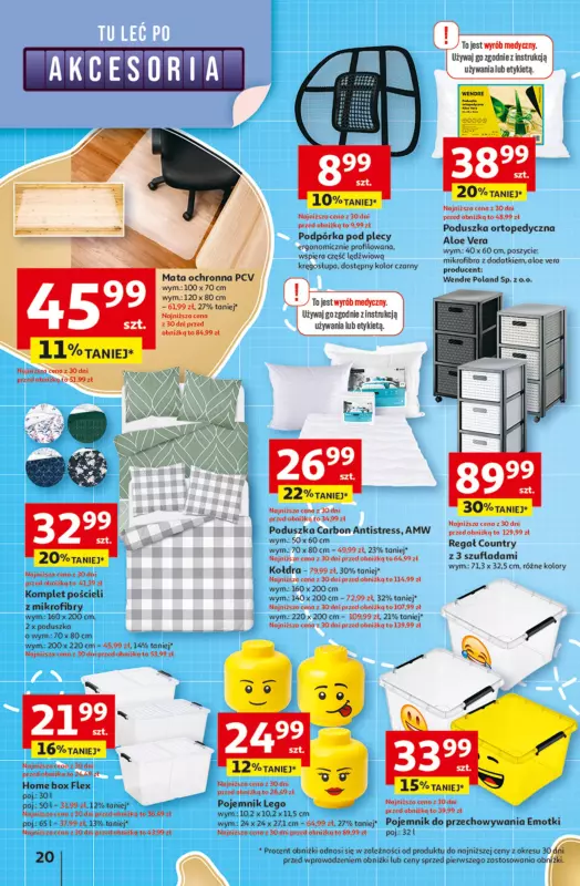 Auchan - gazetka promocyjna Gazetka Odlotowe ceny na start szkoły Hipermarket Auchan od czwartku 21.08 do środy 27.08 - strona 20