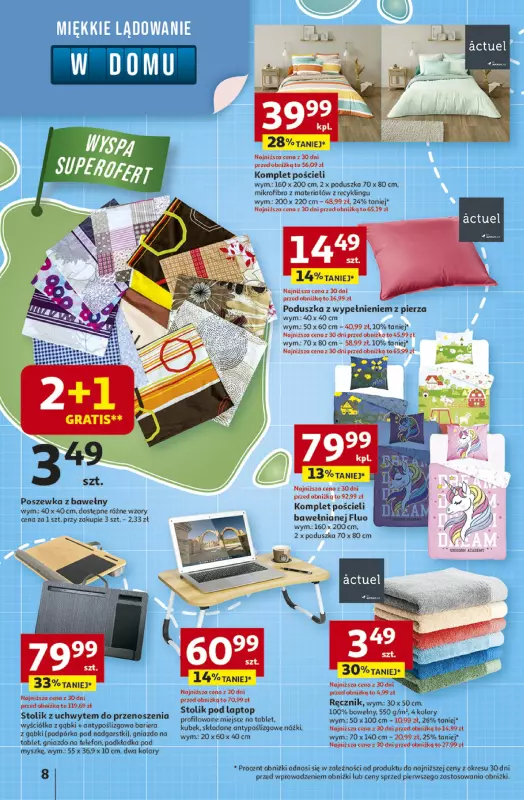 Auchan - gazetka promocyjna Gazetka Odlotowe ceny na start szkoły Hipermarket Auchan od czwartku 28.08 do środy 03.09 - strona 8