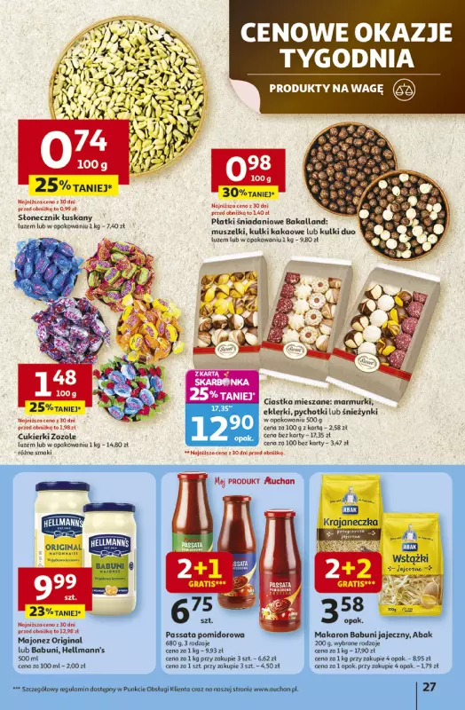 Auchan - gazetka promocyjna Gazetka Odlotowe ceny na start szkoły Hipermarket Auchan od czwartku 28.08 do środy 03.09 - strona 27