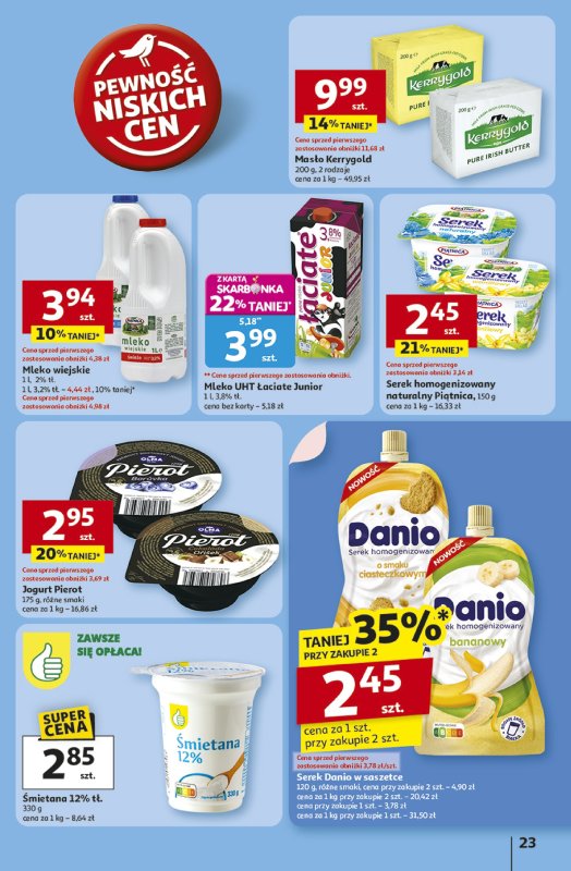 Auchan - gazetka promocyjna Gazetka Odlotowe ceny na start szkoły Hipermarket Auchan  do środy 03.09 - strona 23