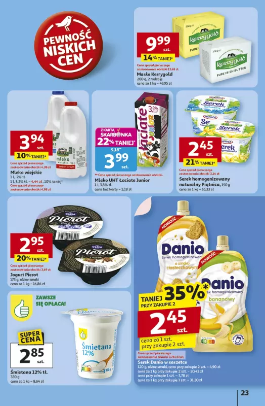 Auchan - gazetka promocyjna Gazetka Odlotowe ceny na start szkoły Hipermarket Auchan od czwartku 28.08 do środy 03.09 - strona 23