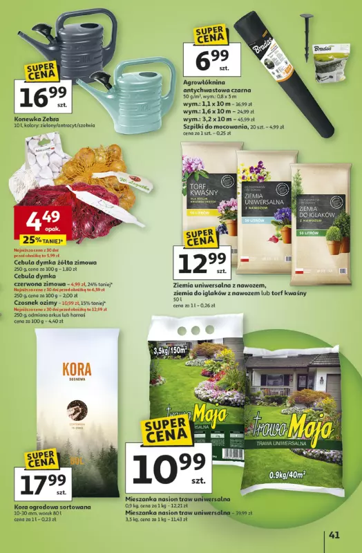Auchan - gazetka promocyjna Gazetka Odlotowe ceny na start szkoły Hipermarket Auchan od czwartku 28.08 do środy 03.09 - strona 41
