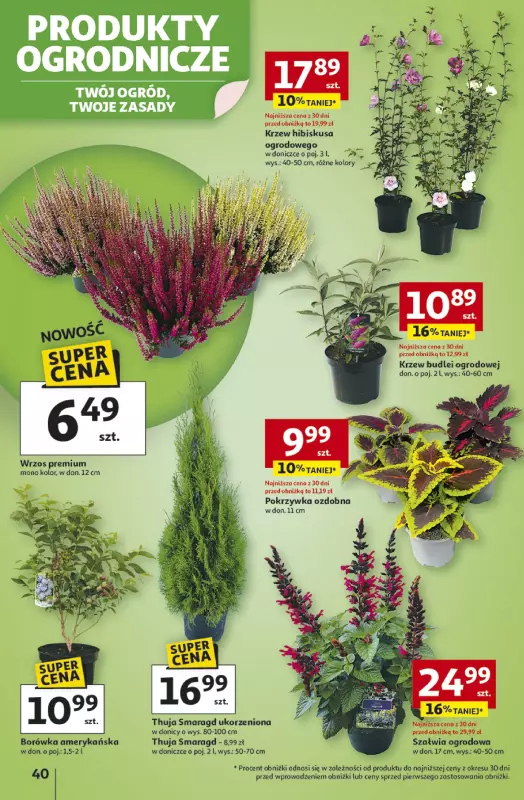 Auchan - gazetka promocyjna Gazetka Odlotowe ceny na start szkoły Hipermarket Auchan  do środy 03.09 - strona 40