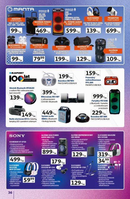 Auchan - gazetka promocyjna Znane marki duży wybór Hipermarket  do środy 10.09 - strona 36