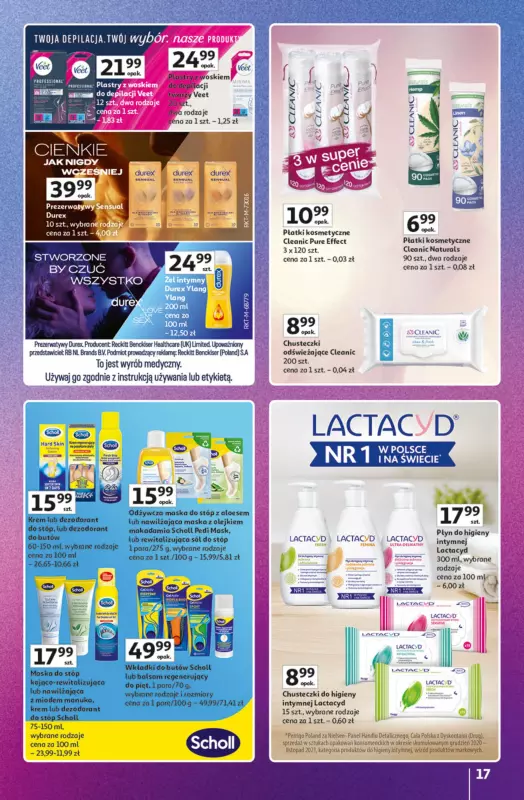 Auchan - gazetka promocyjna Znane marki duży wybór Hipermarket od czwartku 04.09 do środy 10.09 - strona 17