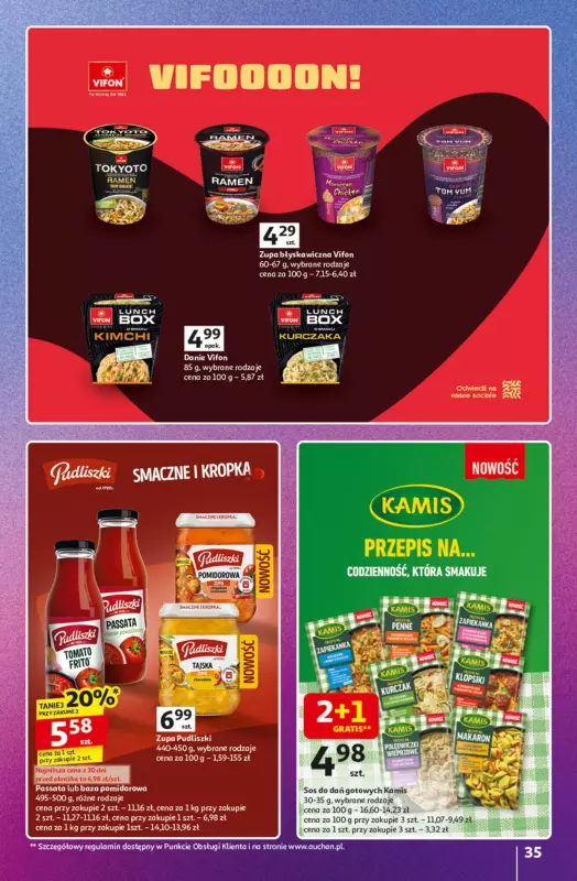 Auchan - gazetka promocyjna Znane marki duży wybór Hipermarket od czwartku 04.09 do środy 10.09 - strona 35