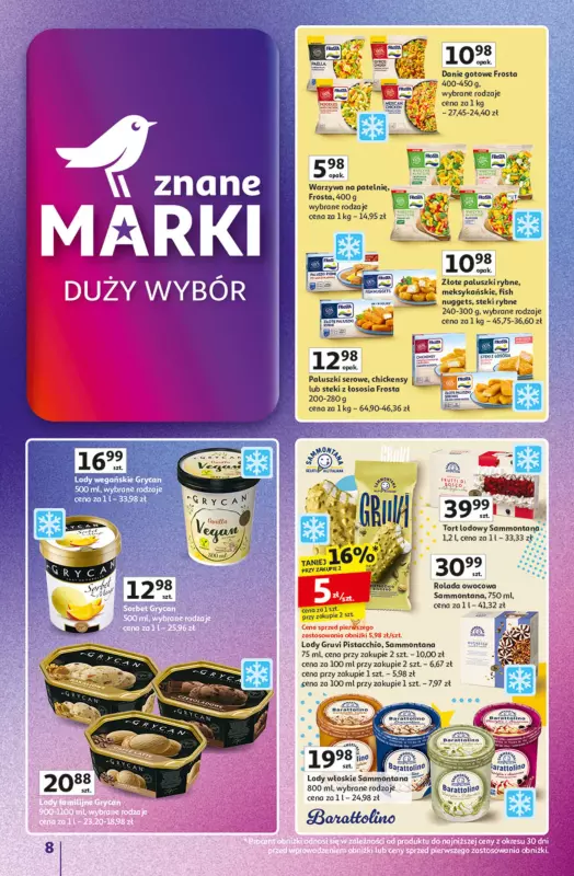 Auchan - gazetka promocyjna Znane marki duży wybór Hipermarket  do środy 10.09 - strona 8