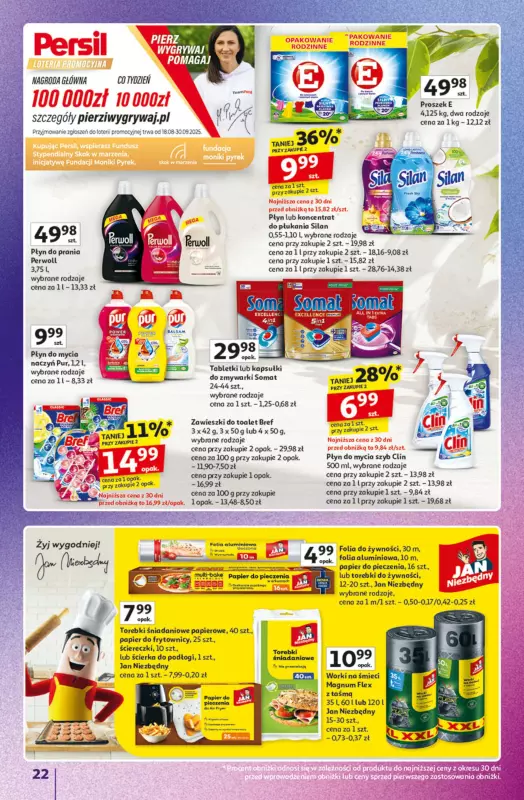 Auchan - gazetka promocyjna Znane marki duży wybór Hipermarket od czwartku 04.09 do środy 10.09 - strona 22