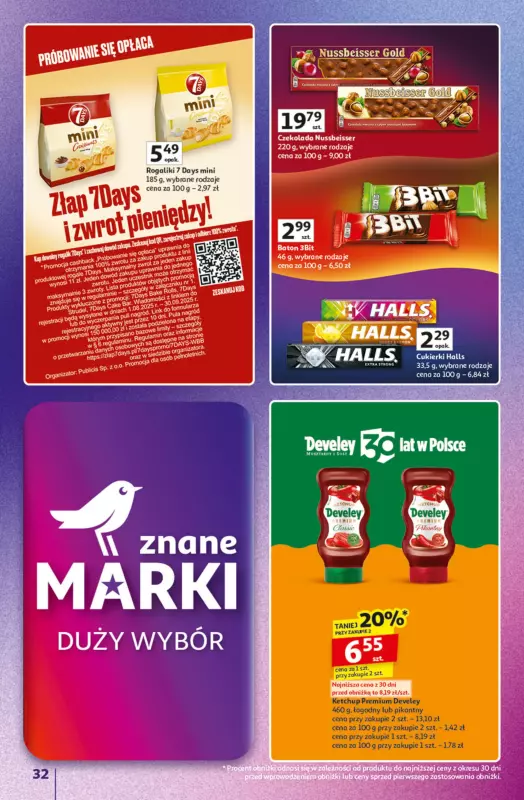 Auchan - gazetka promocyjna Znane marki duży wybór Hipermarket od czwartku 04.09 do środy 10.09 - strona 32