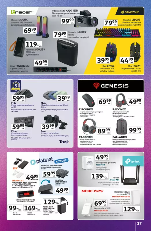 Auchan - gazetka promocyjna Znane marki duży wybór Hipermarket od czwartku 04.09 do środy 10.09 - strona 37