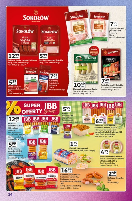 Auchan - gazetka promocyjna Znane marki duży wybór Hipermarket  do środy 10.09 - strona 14
