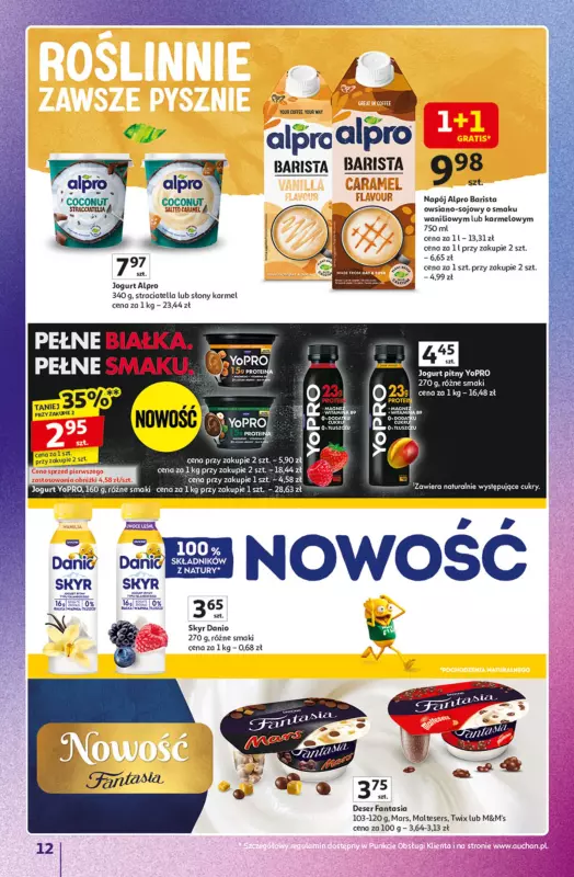Auchan - gazetka promocyjna Znane marki duży wybór Hipermarket od czwartku 04.09 do środy 10.09 - strona 12