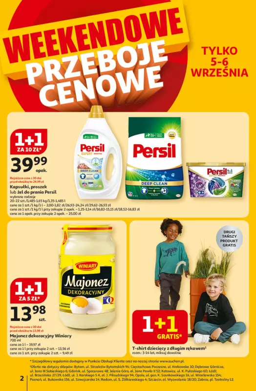 Auchan - gazetka promocyjna Odlotowe ceny na start szkoły Hipermarket od czwartku 04.09 do środy 10.09 - strona 2