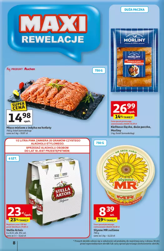 Auchan - gazetka promocyjna Odlotowe ceny na start szkoły Hipermarket od czwartku 04.09 do środy 10.09 - strona 8
