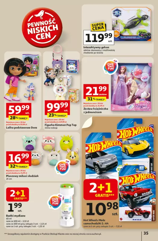 Auchan - gazetka promocyjna Odlotowe ceny na start szkoły Hipermarket od czwartku 04.09 do środy 10.09 - strona 34