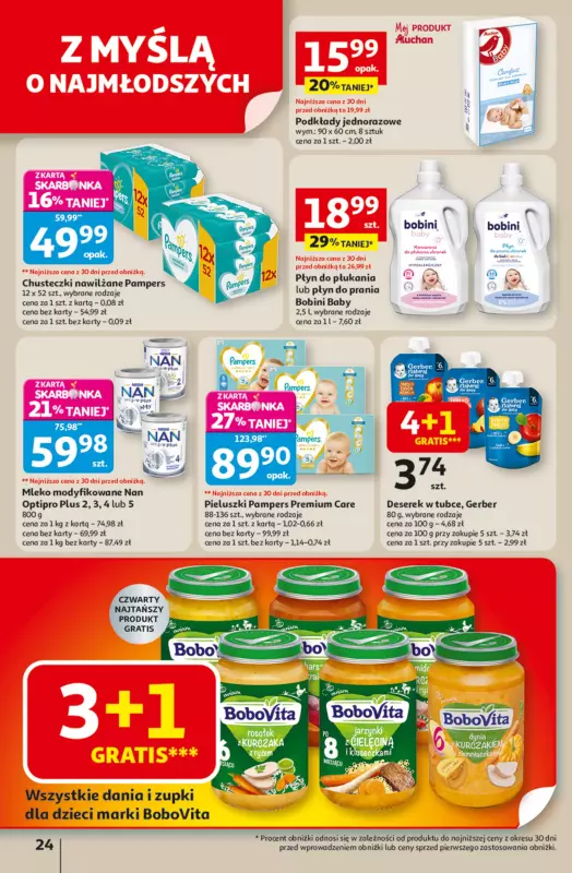 Auchan - gazetka promocyjna Odlotowe ceny na start szkoły Hipermarket od czwartku 04.09 do środy 10.09 - strona 24