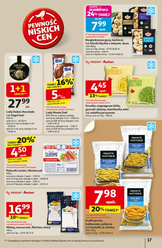 Auchan - gazetka promocyjna Odlotowe ceny na start szkoły Hipermarket od czwartku 04.09 do środy 10.09 - strona 17
