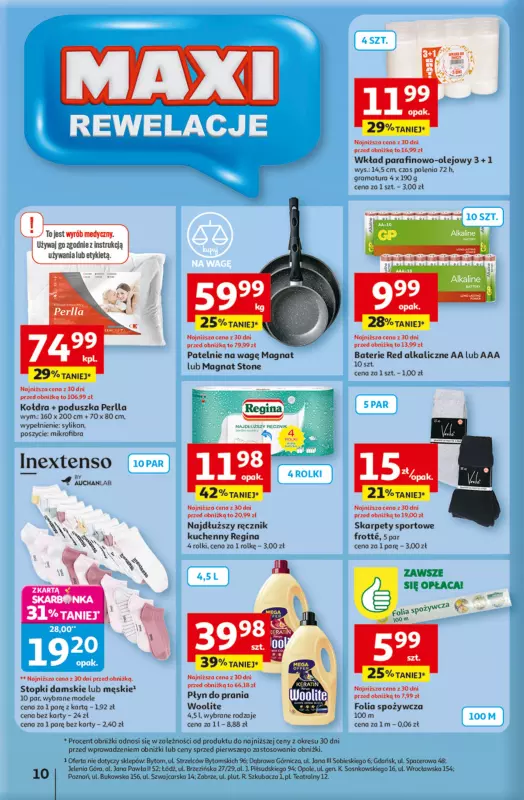 Auchan - gazetka promocyjna Odlotowe ceny na start szkoły Hipermarket od czwartku 04.09 do środy 10.09 - strona 10