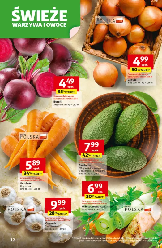 Auchan - gazetka promocyjna Odlotowe ceny na start szkoły Hipermarket od czwartku 04.09 do środy 10.09 - strona 12