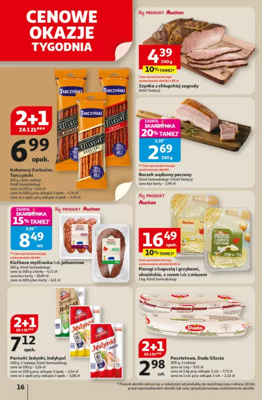 Auchan - gazetka promocyjna Odlotowe ceny na start szkoły Hipermarket od czwartku 04.09 do środy 10.09 - strona 16