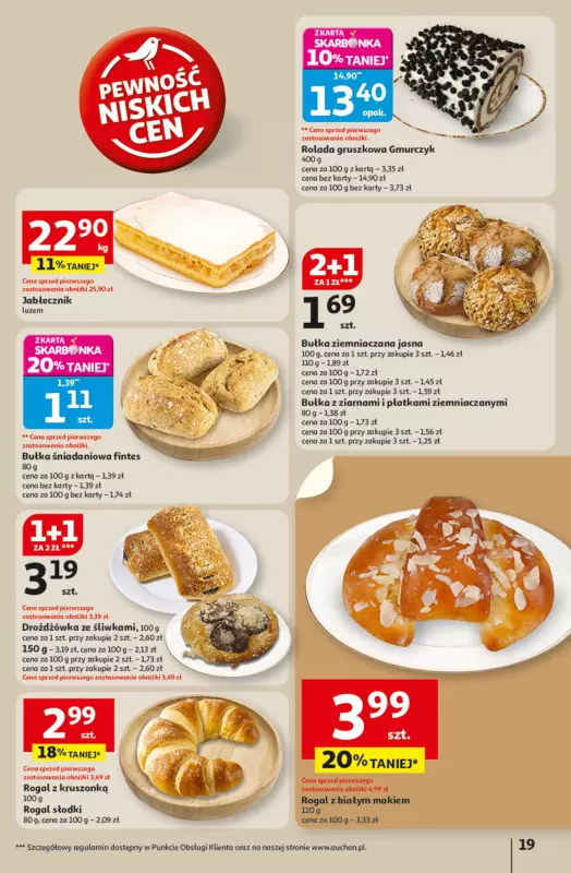 Auchan - gazetka promocyjna Odlotowe ceny na start szkoły Hipermarket od czwartku 04.09 do środy 10.09 - strona 19