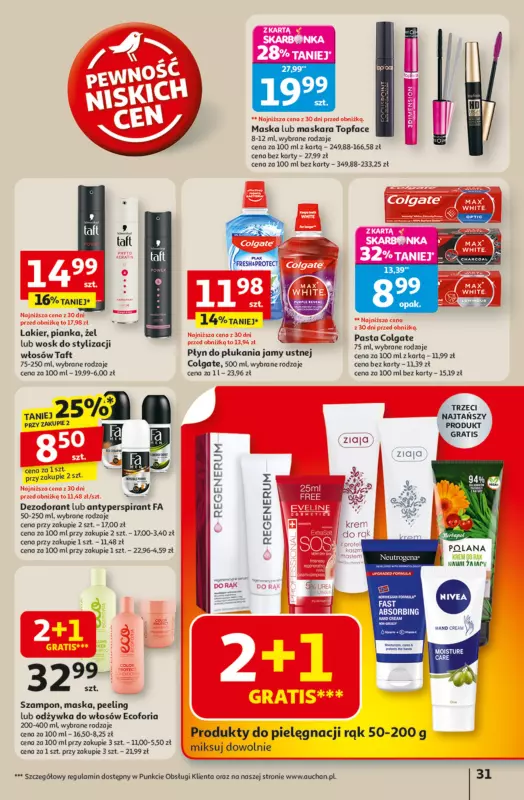 Auchan - gazetka promocyjna Odlotowe ceny na start szkoły Hipermarket od czwartku 04.09 do środy 10.09 - strona 31