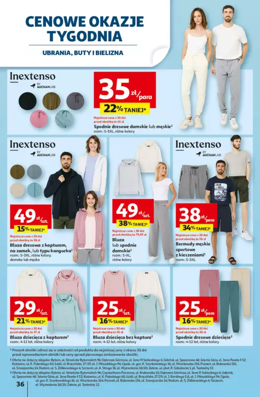 Auchan - gazetka promocyjna Odlotowe ceny na start szkoły Hipermarket  do środy 10.09 - strona 35