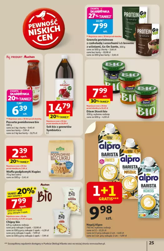 Auchan - gazetka promocyjna Odlotowe ceny na start szkoły Hipermarket od czwartku 04.09 do środy 10.09 - strona 25