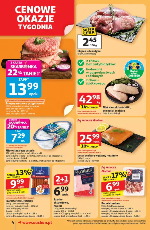 Auchan - gazetka promocyjna Pewność niskich cen Supermarket od czwartku 11.09 do środy 17.09 - strona 4
