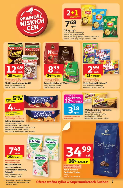Auchan - gazetka promocyjna Pewność niskich cen Supermarket od czwartku 11.09 do środy 17.09 - strona 7