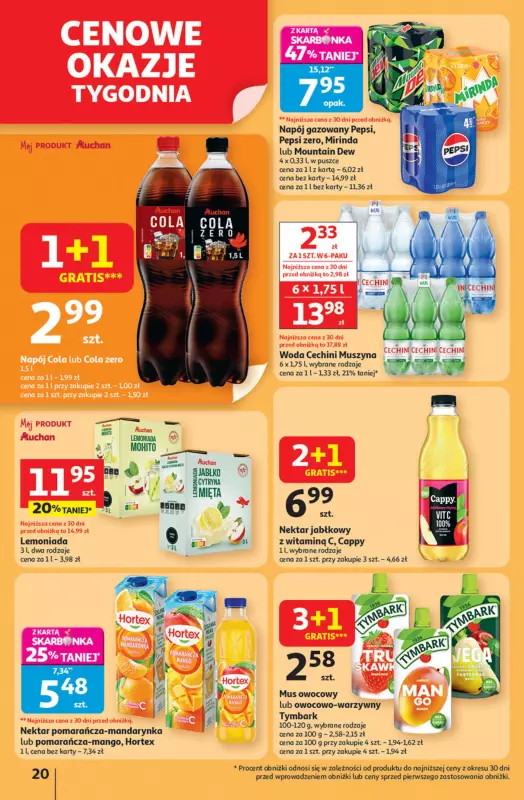 Auchan - gazetka promocyjna Pewność niskich cen Hipermarket od czwartku 11.09 do środy 17.09 - strona 20