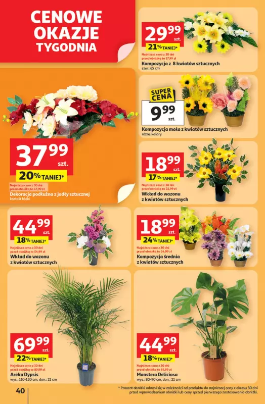 Auchan - gazetka promocyjna Pewność niskich cen Hipermarket  do środy 17.09 - strona 40