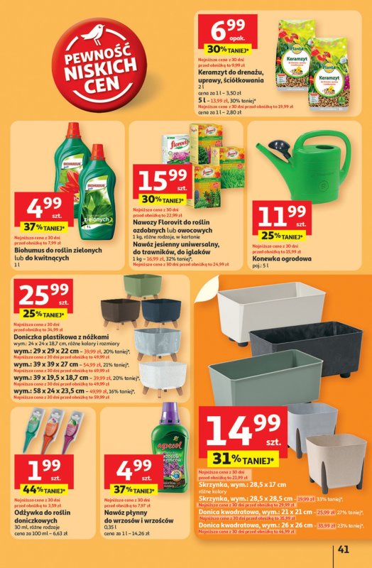 Auchan - gazetka promocyjna Pewność niskich cen Hipermarket  do środy 17.09 - strona 41
