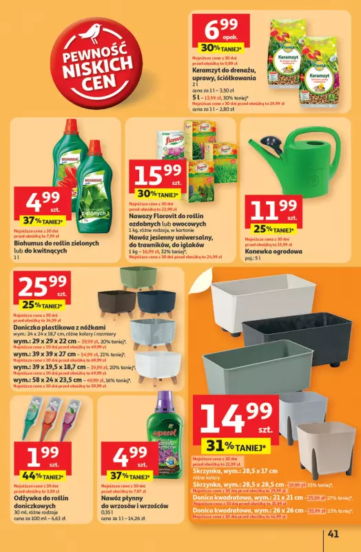 Auchan - gazetka promocyjna Pewność niskich cen Hipermarket od czwartku 11.09 do środy 17.09 - strona 41