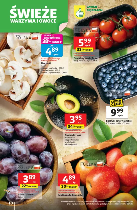 Auchan - gazetka promocyjna Pewność niskich cen Hipermarket od czwartku 11.09 do środy 17.09 - strona 10