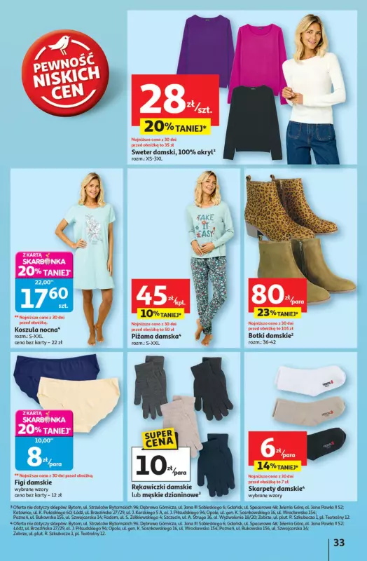 Auchan - gazetka promocyjna Pewność niskich cen Hipermarket od czwartku 11.09 do środy 17.09 - strona 33