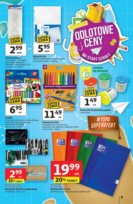 Auchan - gazetka promocyjna Pewność niskich cen Hipermarket  do środy 17.09 - strona 9