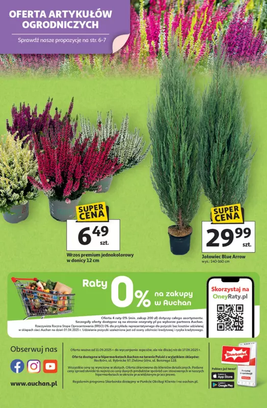 Auchan - gazetka promocyjna Pewność niskich cen Hipermarket od czwartku 11.09 do środy 17.09 - strona 45